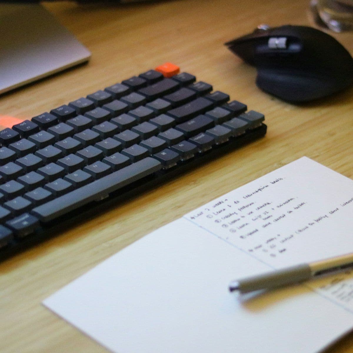Aothia Waterproof PU Leather Desk Pad & Mouse Blotter