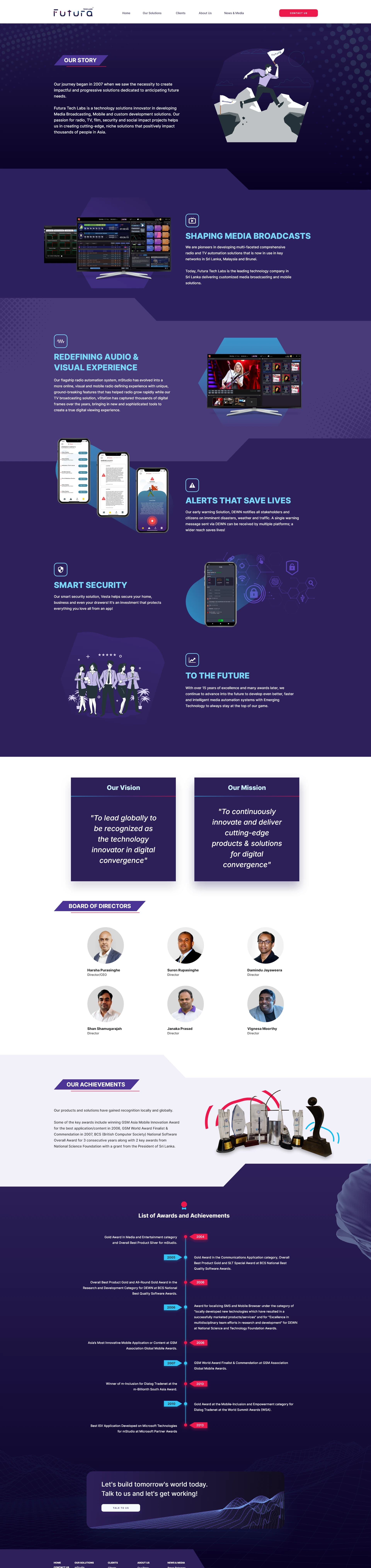 Futura Tech Labs — screen 2