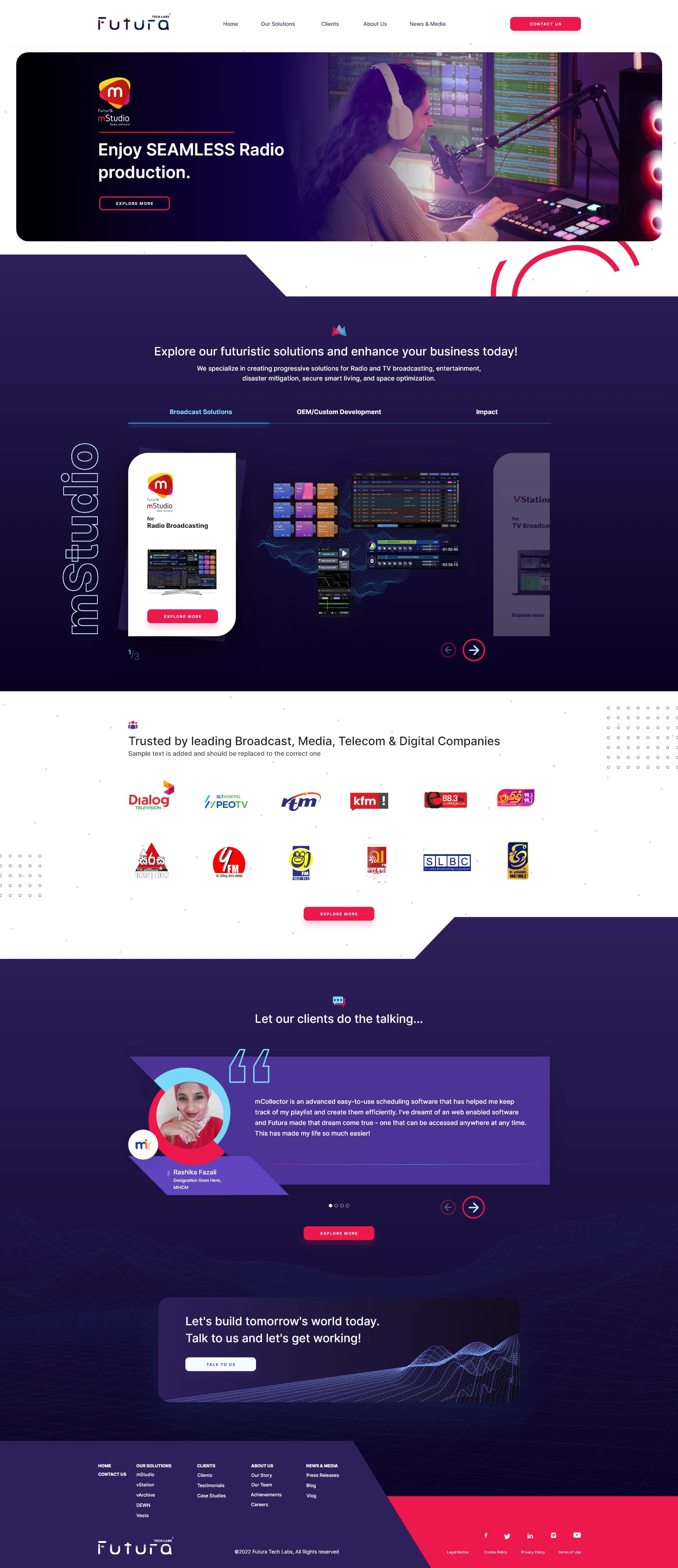 Futura Tech Labs — screen 1