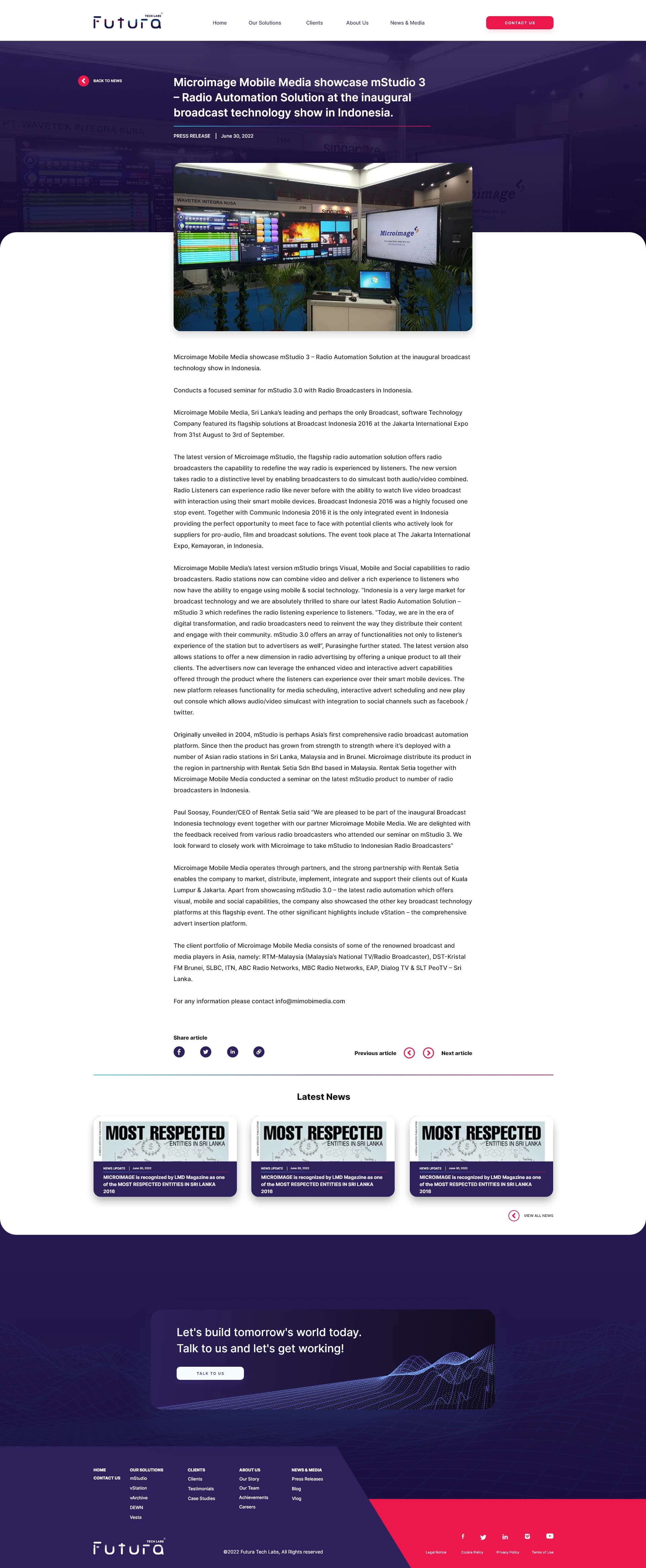 Futura Tech Labs — screen 12