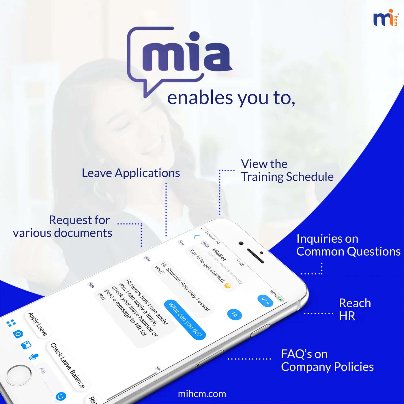 MiHCM social media post, 2018–2020