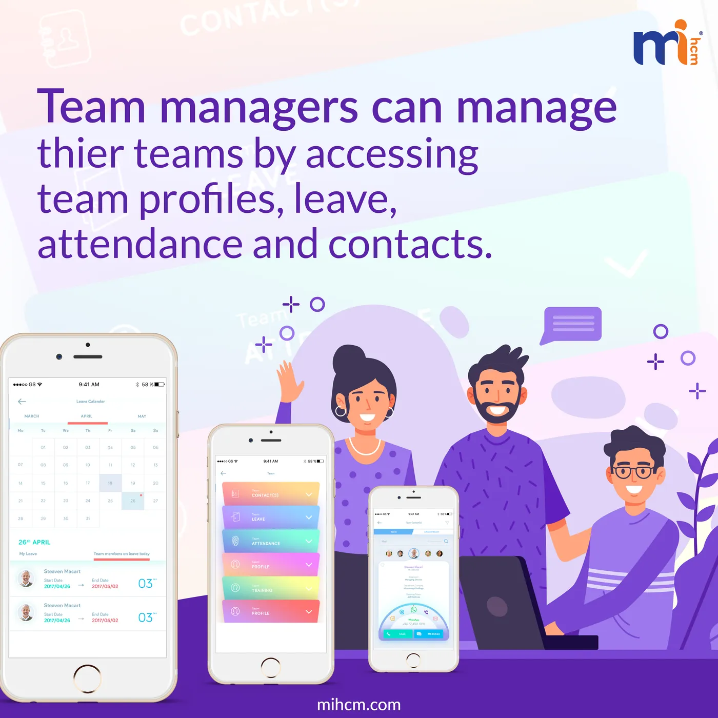 MiHCM social media post, 2018–2020