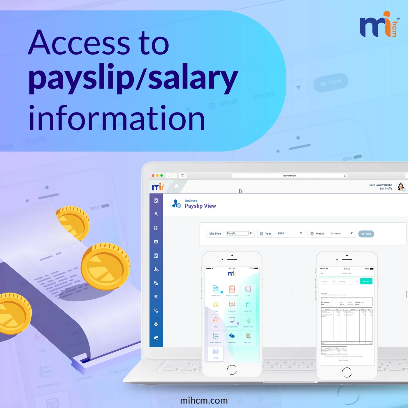 MiHCM social media post, 2018–2020