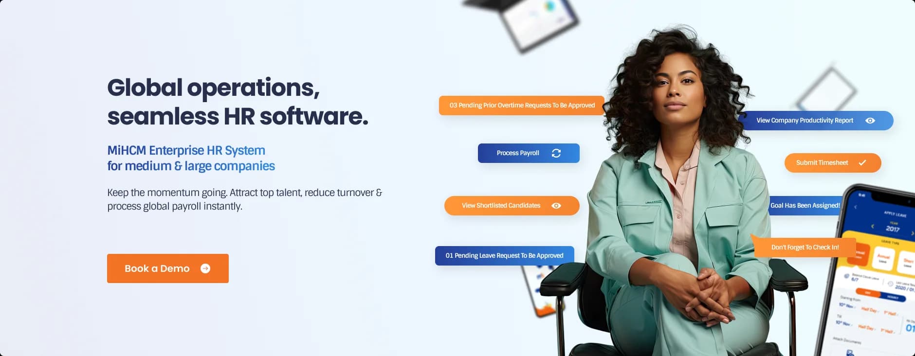MiHCM Enterprise Banner