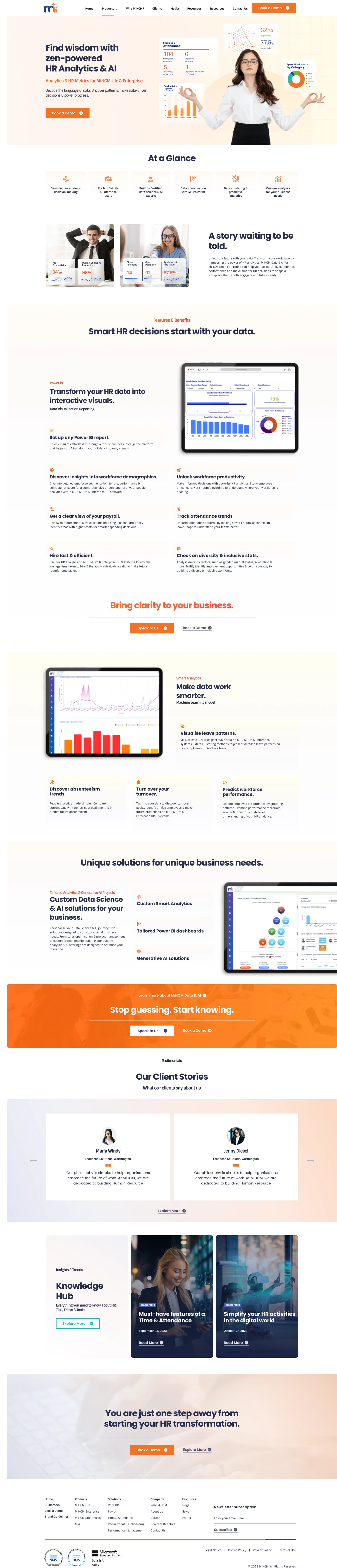 Analytics — HR Data & Insights