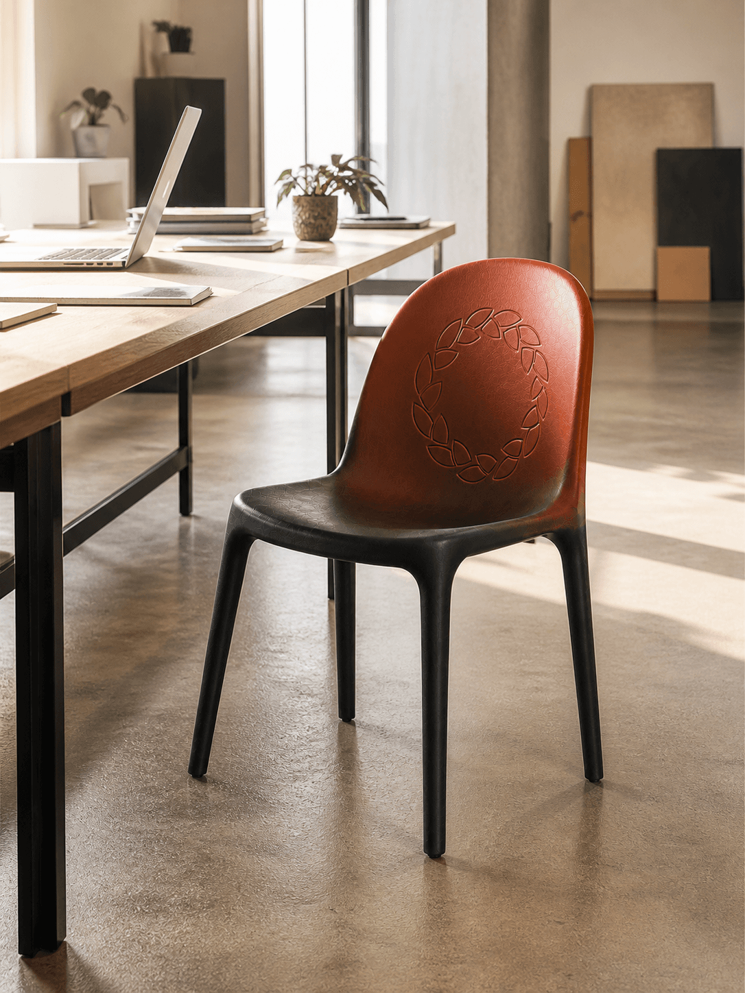 The Serotiny Chair in a modern creative workspace