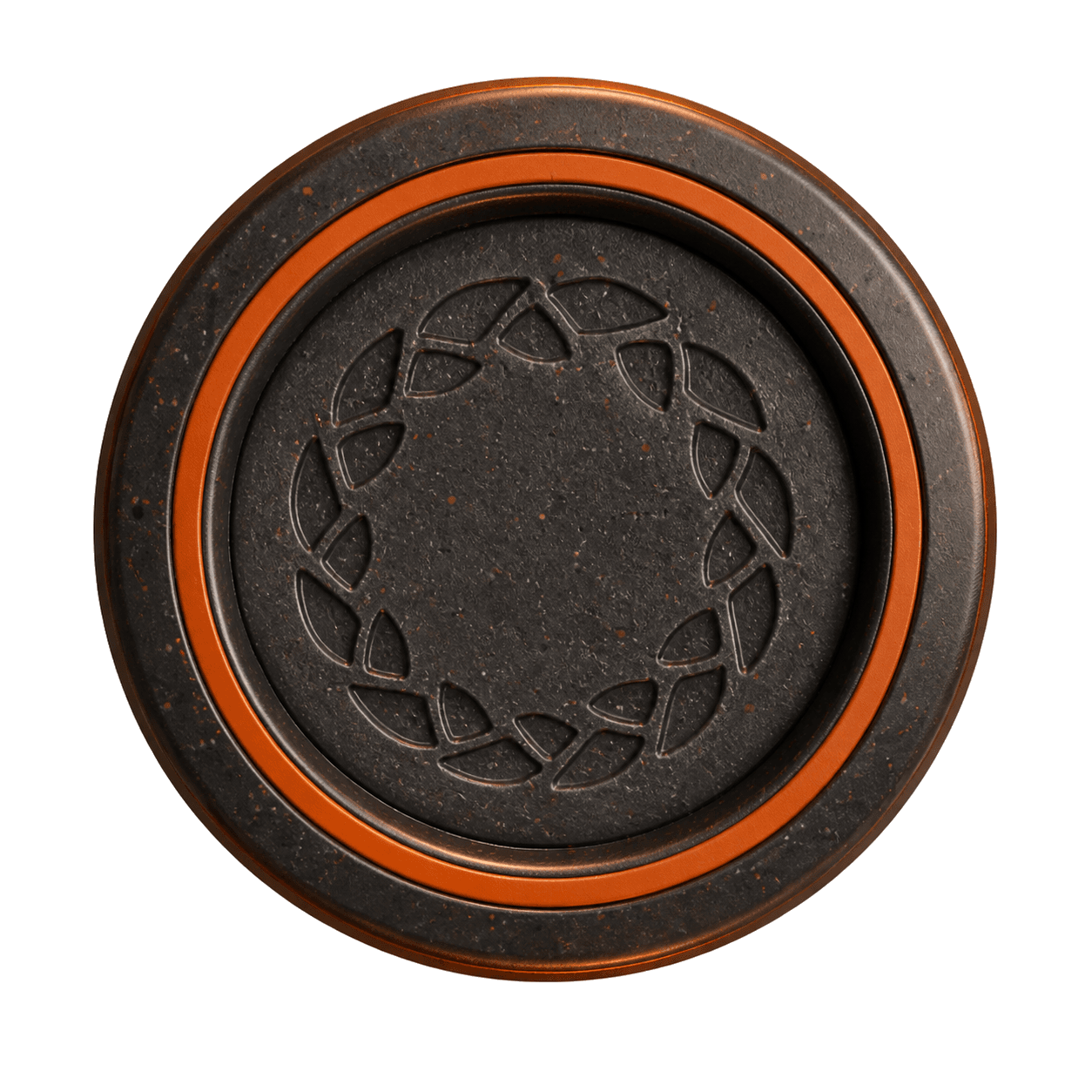 Embossed Serotiny material badge