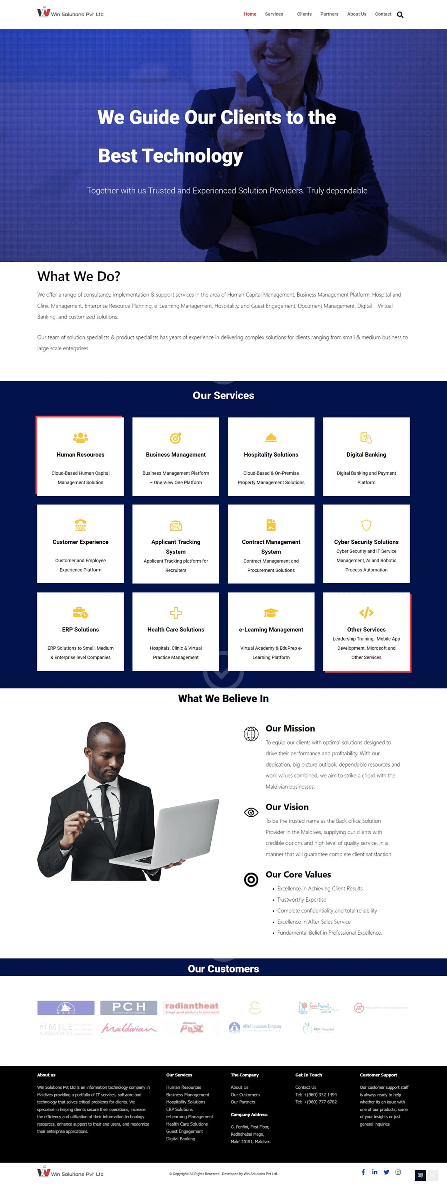 Old Homepage