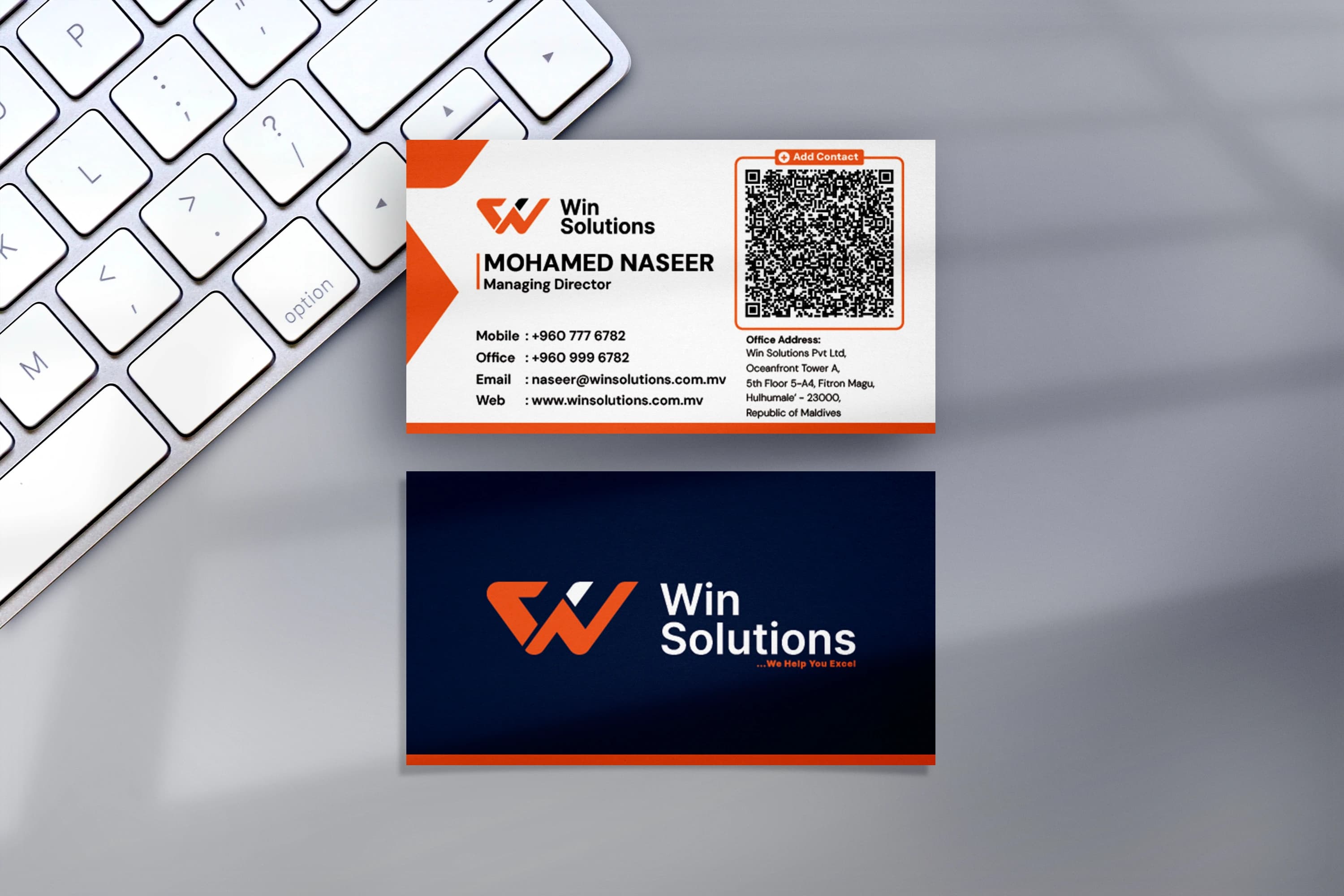 Win Solutions Business Card