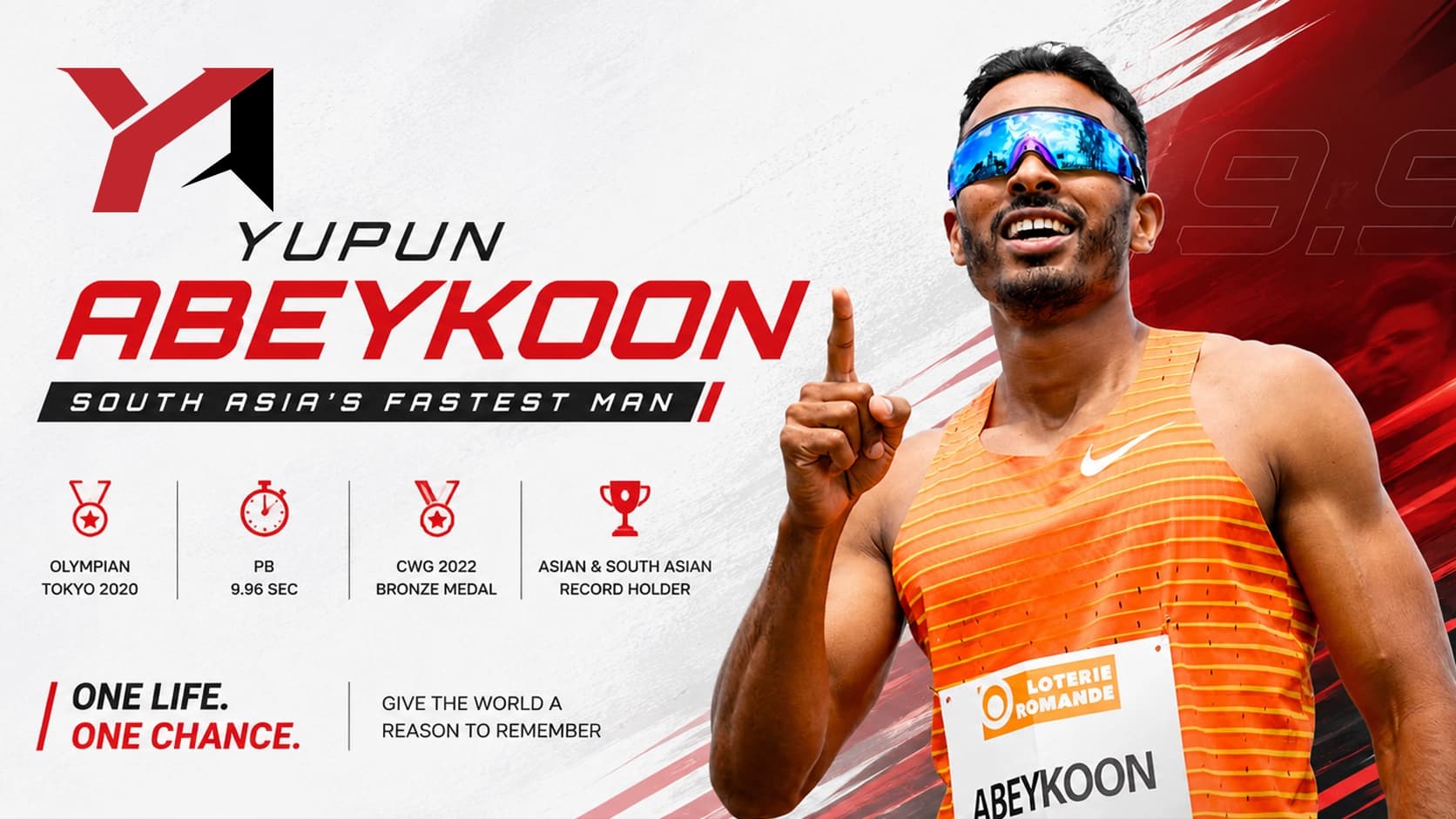 Yupun Abeykoon logo on event banner