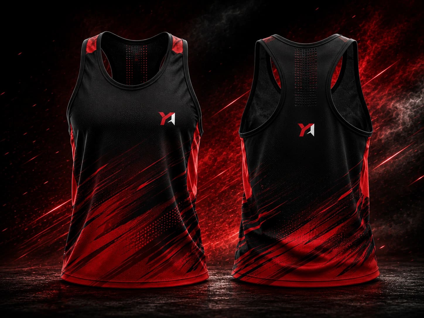 Yupun Abeykoon logo on sports jersey
